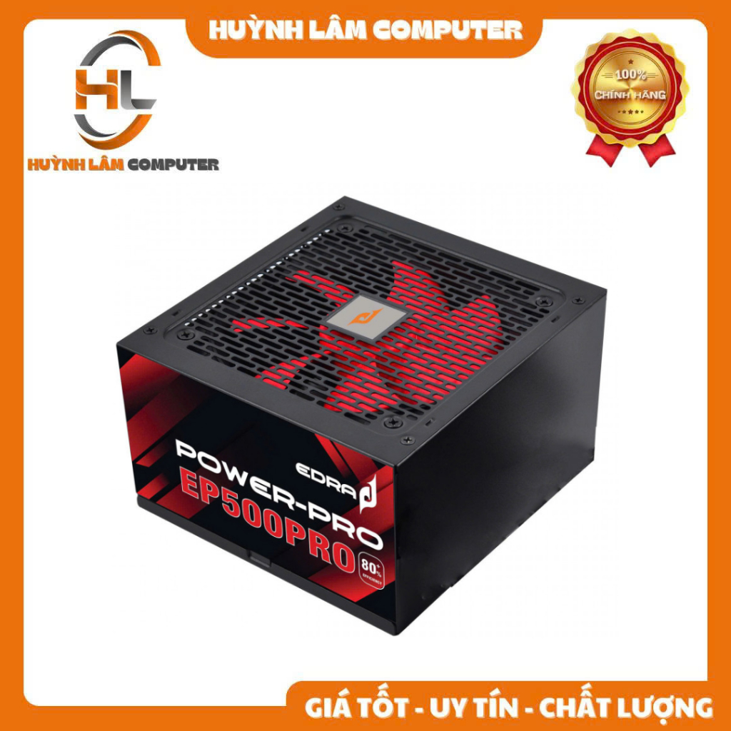 Nguồn máy tính EDRA EP500PRO - 450W Hàng chính hãng