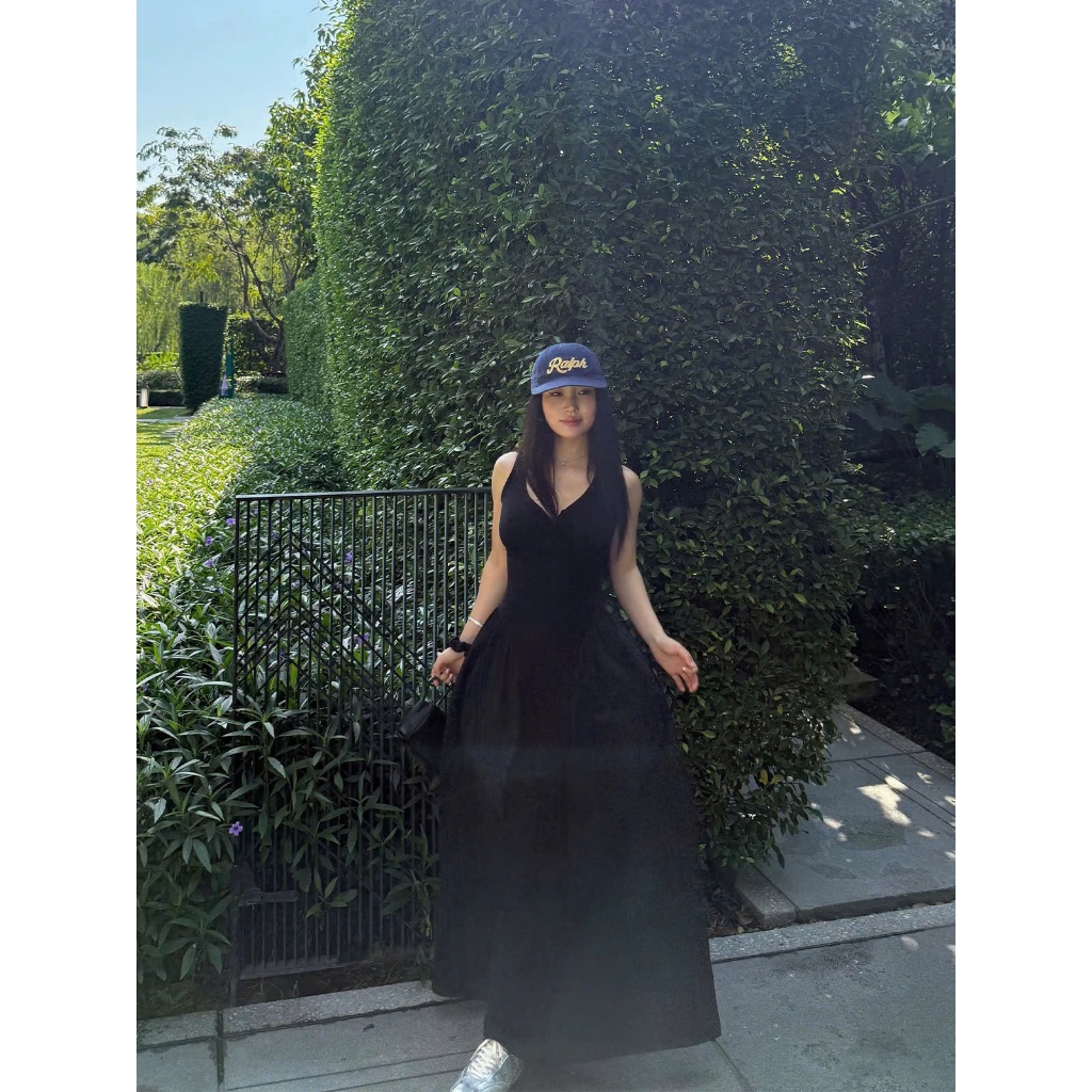 Maxi thun phối tùng kate / TINKER DRESS - H363