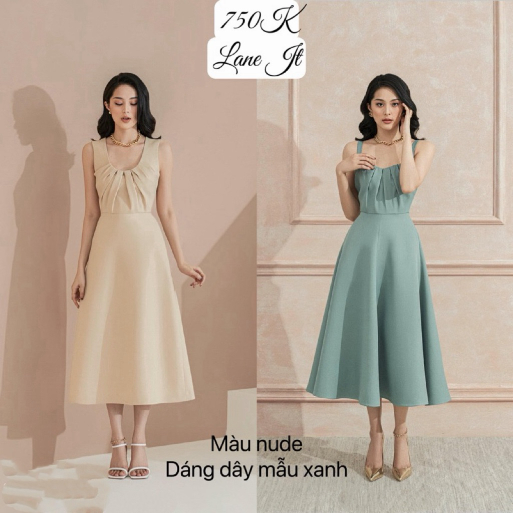 Váy S - M Lane Jt hồng nude