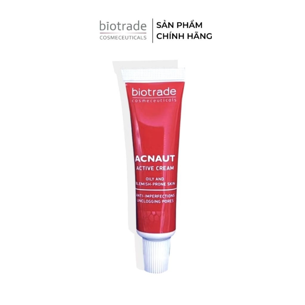 Kem chấm Mụn Biotrade Acnaut Active Cream giảm đỏ, mờ thâm Biotrade 15ml