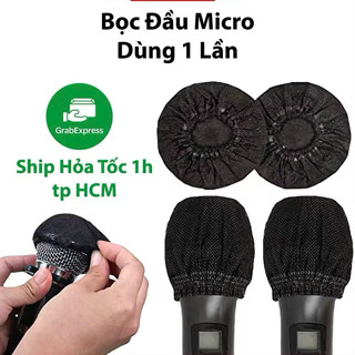 100c Lưới bọc Micro Dùng Một Lần - Micro Karaoke Vệ Sinh, Chắn Gió Mic, Nắp Bảo Vệ chống gió và chống mùi