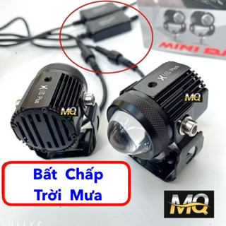 Đèn Trợ Sáng Mini Bi Cầu Mini X-LED Plus Xe Máy Chính Hãng Nguồn Nhôm BMU