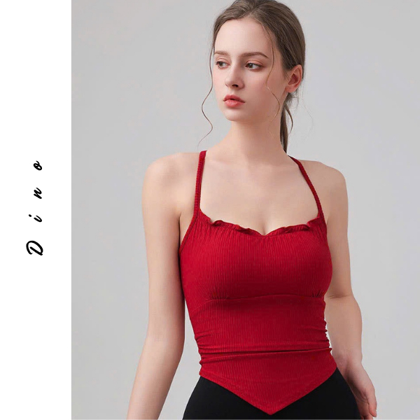 ÁO THỂ THAO NỮ - ÁO DÂY MAISON - ĐỒ TẬP GYM, YOGA, PILATES [DINO ĐỒ TẬP]