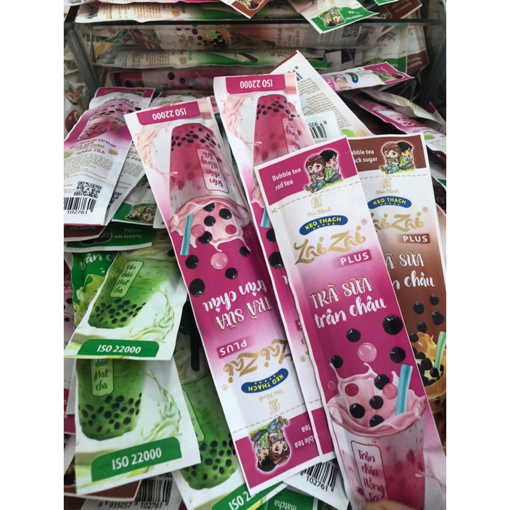 2kg thạch Zaizai đức hạnh trà sữa trân châu các vị