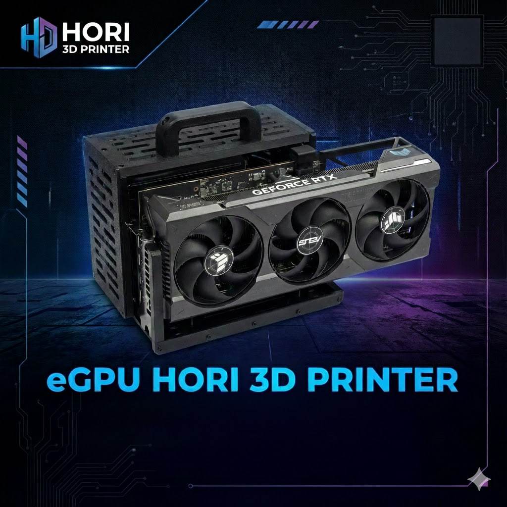 khung vỏ egpu-hỗ trợ nguồn atx/sfx lắp ráp dễ dàng, tương thích nhiều loại egpu