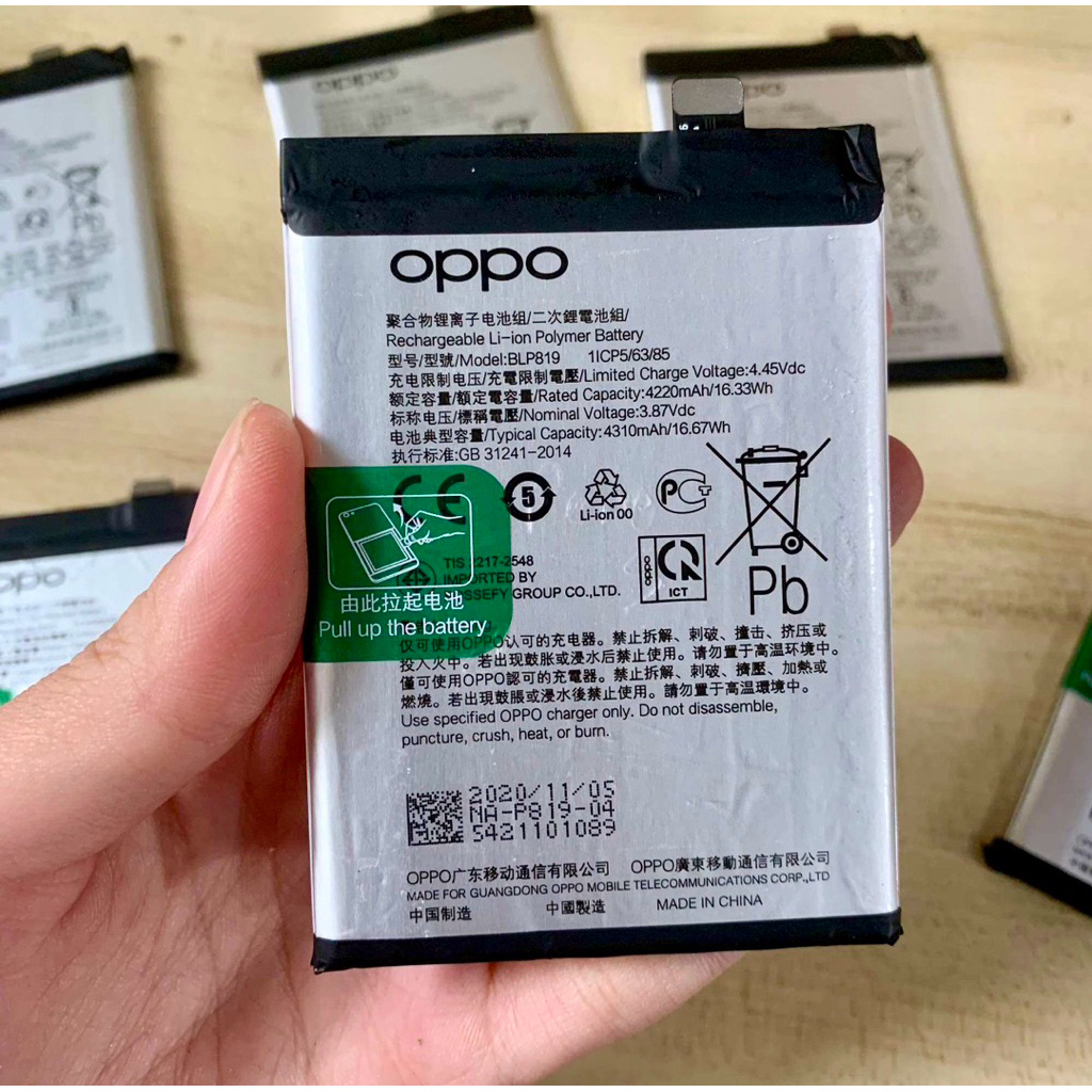 Pin Zin Oppo Reno 5 4G / Reno 5 lite / Reno 5z ( BLP :819 ) Hàng Cao Cấp.