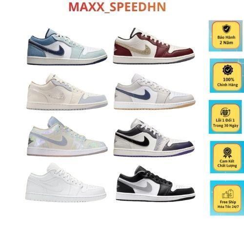 [ Hàng chính hãng] Giày_JD1 Low Nam Nữ Cổ Thấp Full Mẫu Dễ Phối Đồ Cực Hot Full Box.