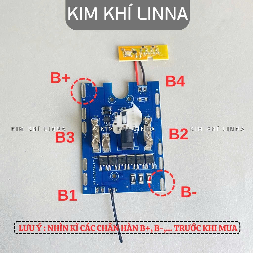 Mạch makita 5s 21v 6 mosfet , mạch ráp pin 18650 1p 2p 3p 4p 6p