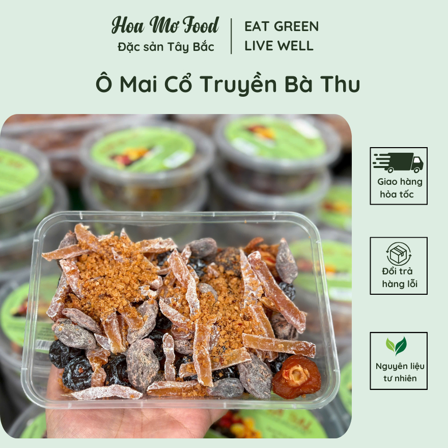 Ô Mai Cổ Truyền Bà Thu Hà Nội Mix 5 Vị – Đặc Sản Hà Nội (500g)