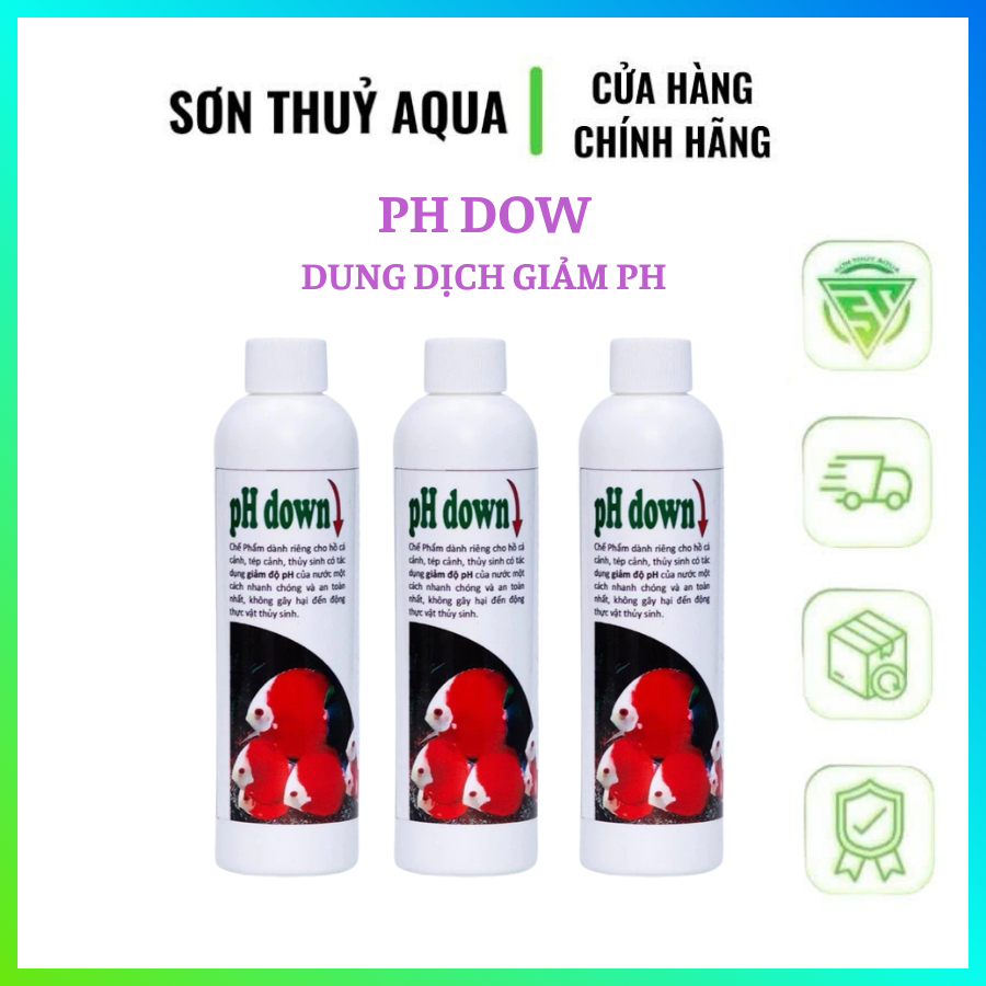 Dung Dịch pH Down - Giảm Độ pH Cho Hồ Thuỷ Sinh, Cá Cảnh