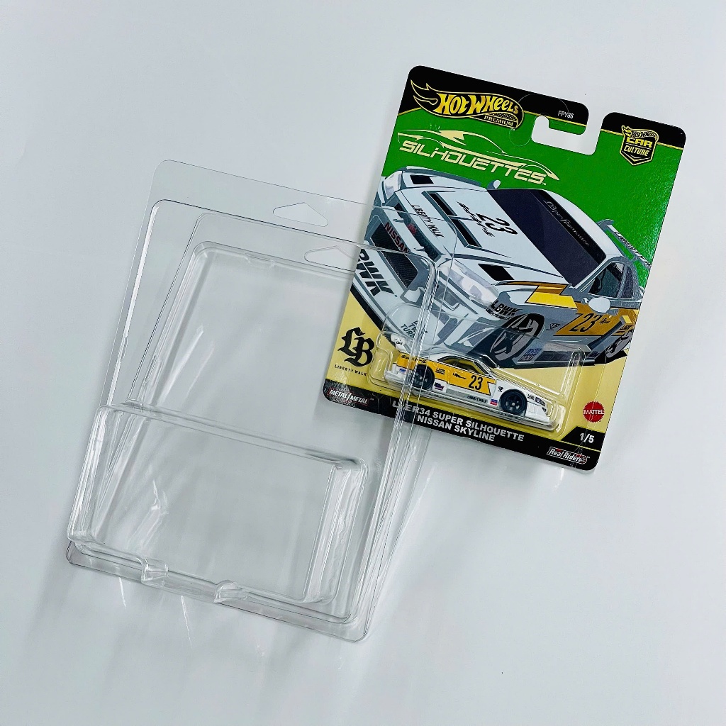 Hộp bảo vệ nhựa Pvc đựng Hotwheels Premium bản card tỉ lệ 1:64 PVC_HW