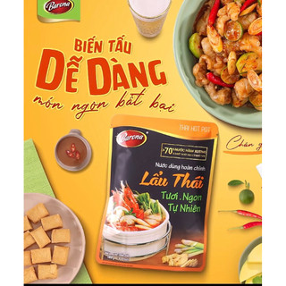 Lẩu thái tươi ngon tự nhiên(combo 2 túi)