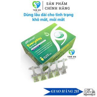 Dung Dịch Nhỏ Mắt Lens Ocufresh Everyday Dạng Tép Dưỡng Ẩm, Giảm Khô Mỏi Mắt, Nước Mắt Nhân Tạo Gel Không Chất Bảo Quản