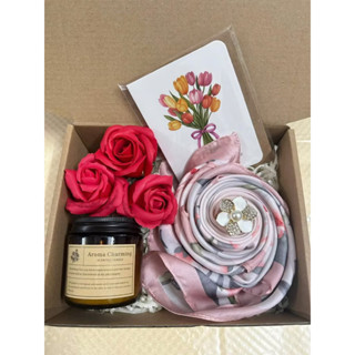 [Tặng thiệp + túi quà] Set Quà Khăn Lụa Tặng Mẹ - Cô Giáo - Bạn Bè Ngày Lễ Sang Trọng Và Ý Nghĩa