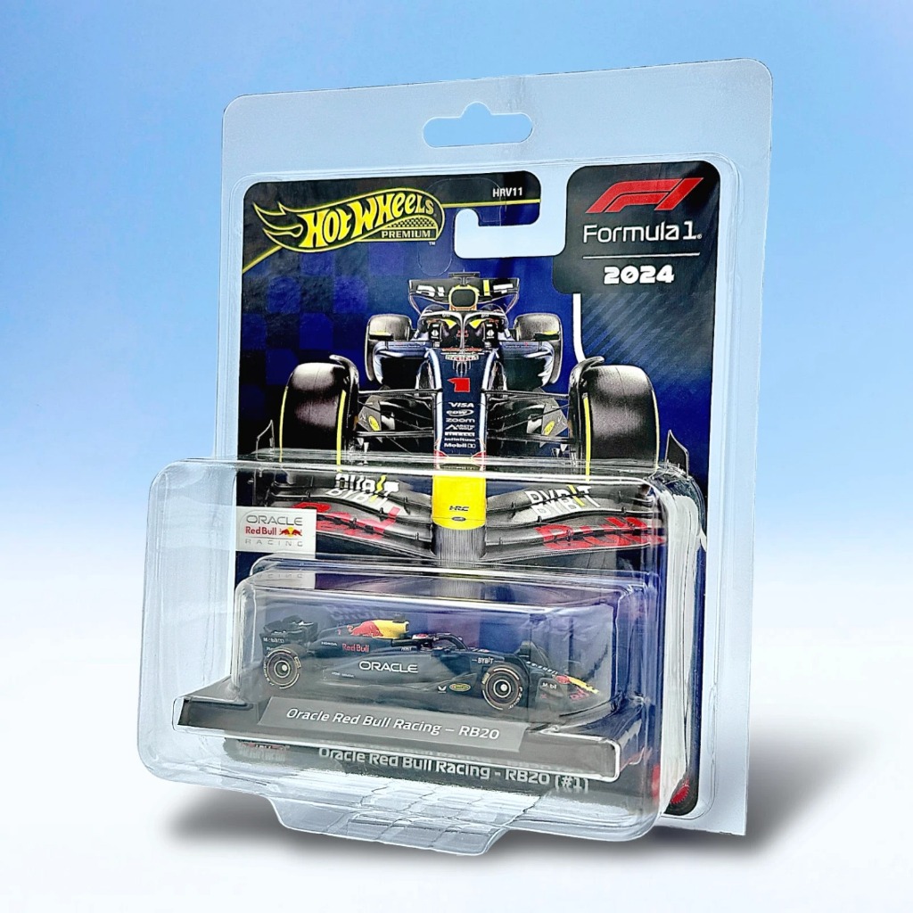 Hộp bảo vệ nhựa Pvc đựng Hotwheels Premium cho F1 card tỉ lệ 1:64 PVC_HW