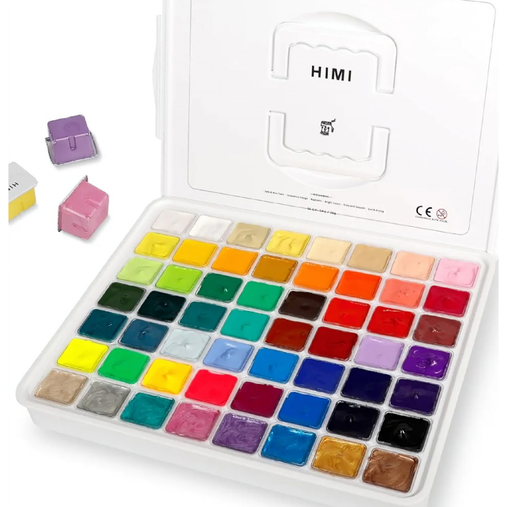 (HỎA TỐC) Bộ màu gouache HIMI - MIYA - MIYA gouache Set 56 THEARTSHOP
