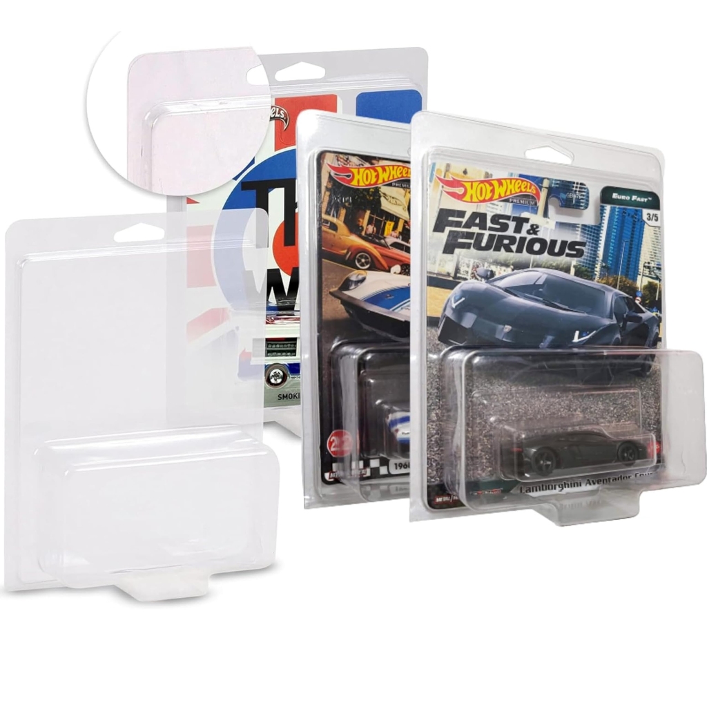 Hộp bảo vệ nhựa Pvc đựng Hotwheels Premium bản card tỉ lệ 1:64 PVC_HW