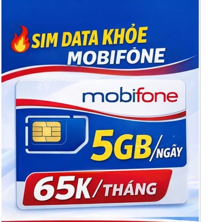 Sim 4G MobiFone gói 12MDT50 (5GB/Ngày)