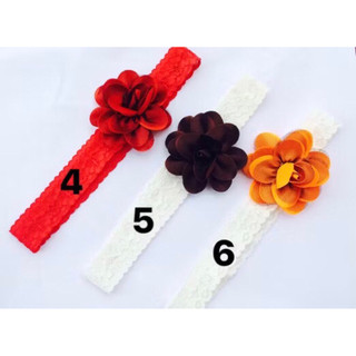 Set 2 băng đô vải cài tóc đính hoa bé gái dễ thương