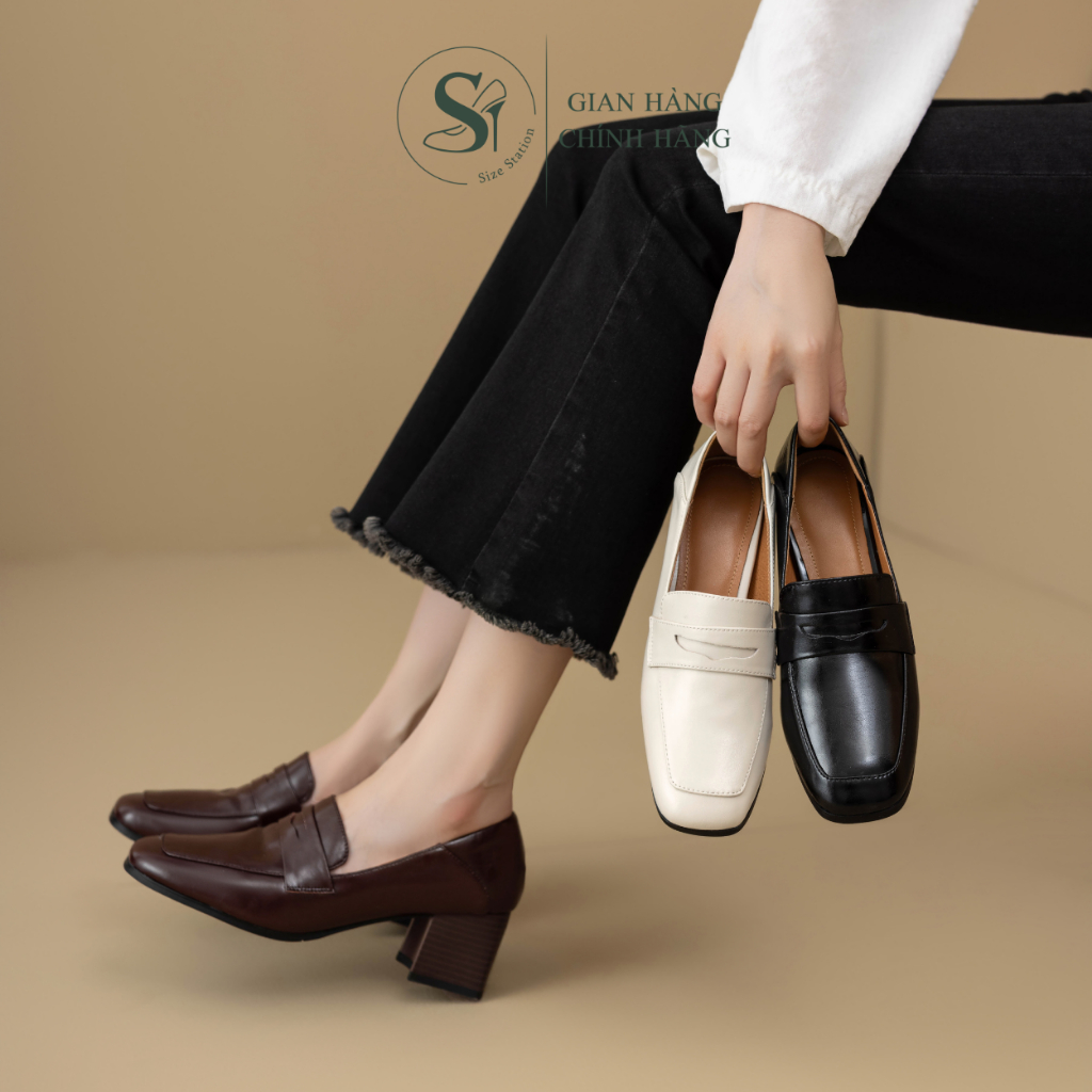Size Station -  Giày Loafer basic da mềm Yuri model 550002