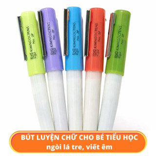 Bút máy Kim Ngọc 2F ngòi lá tre – luyện chữ đẹp bút máy thanh đậm cho học sinh tiểu học & người lớn