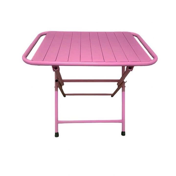 Bàn Sắt Gấp Gọn Thanh Lá Chữ Nhật 40x60x50cm Cafe Trà Chanh Uống Nước Camping
