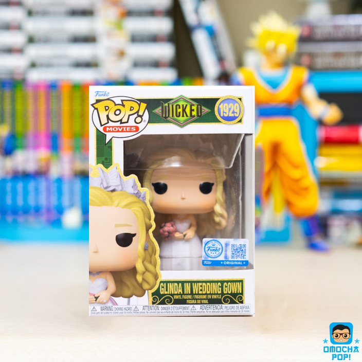 Mô Hình Chính Hãng Funko Pop Movies - Wicked : Glinda in Wedding Gown #1929 Tem QR Exclusive Box 9/1