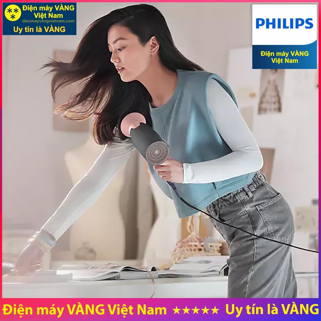 Máy sấy tóc Philips BHD350 BHD350/10 2100W chăm sóc ion tiên tiến, hàng chính hãng, bảo hành 2 năm toàn quốc