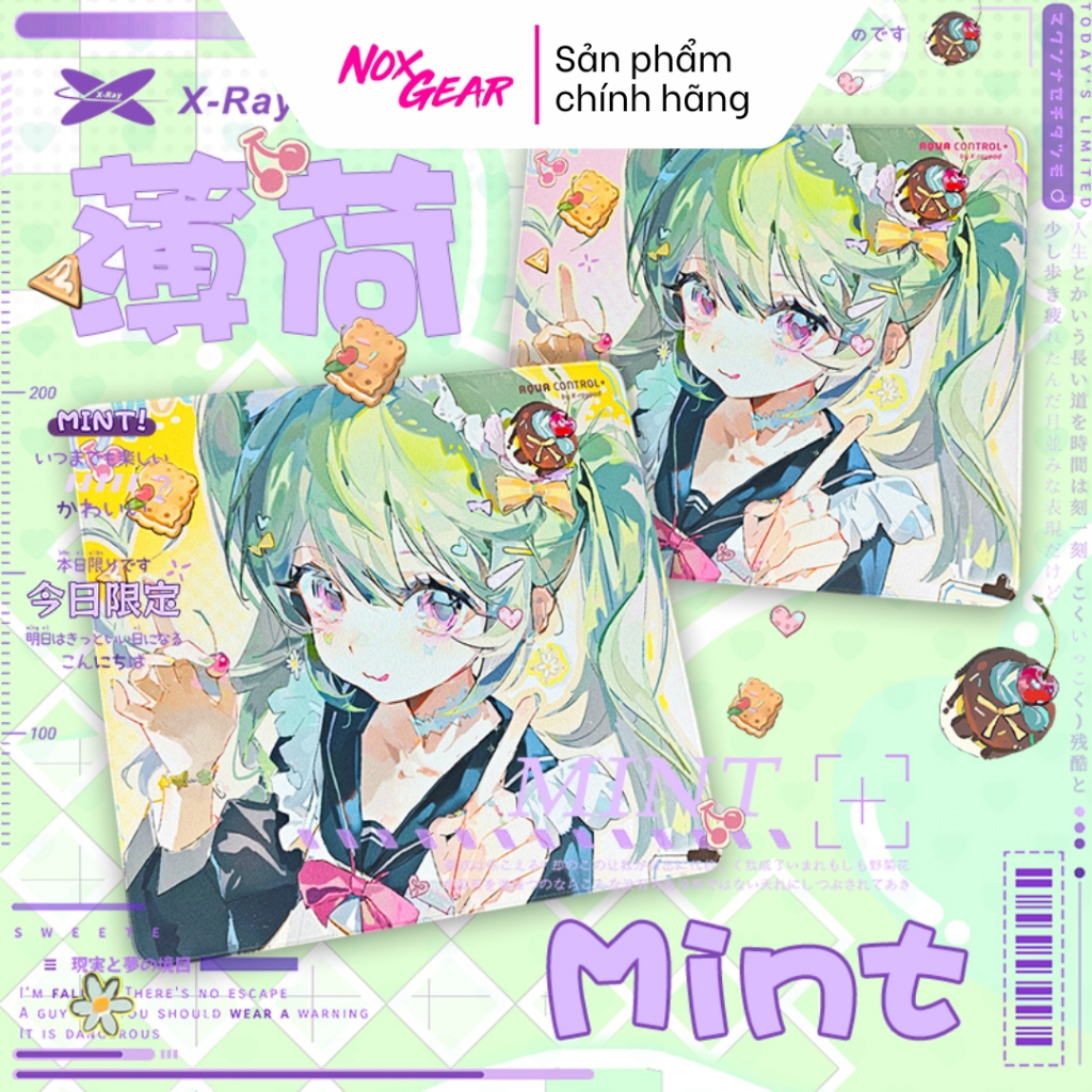 Lót Chuột Gaming X-RAYPAD Aqua Control Plus Mint - Chuyên Game Esport - Chính Hãng 100%