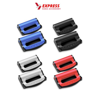 (Quà tặng) Combo Kẹp Khóa Dây An Toàn Ô Tô – Kẹp Điều Chỉnh Dây Đai, Nút Chặn Dây An Toàn Thư Giãn Khi Lái Xe