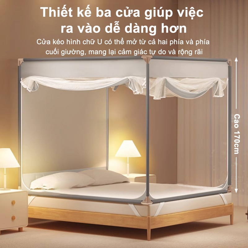 DODO Mùng ngủ chống muỗi-Mùng Khung Vuông,Chống Ngã,Không Khoan Tường | BigBuy360 - bigbuy360.vn