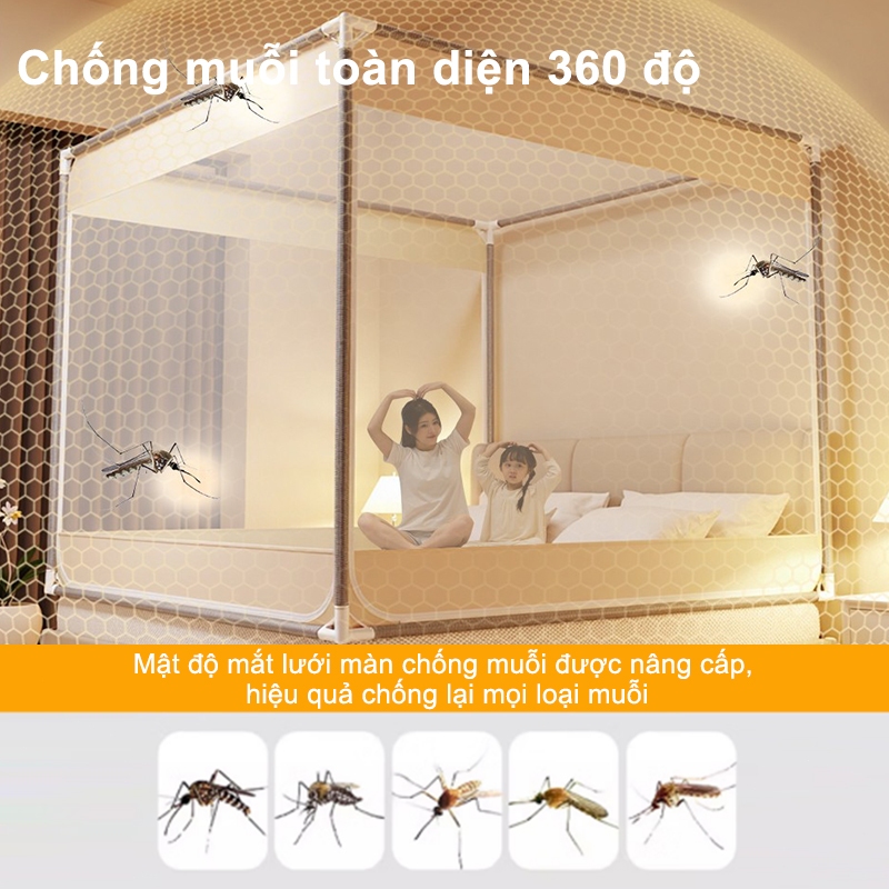 DODO Mùng ngủ chống muỗi-Mùng Khung Vuông,Chống Ngã,Không Khoan Tường | BigBuy360 - bigbuy360.vn