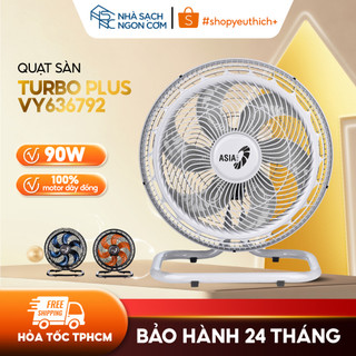 Quạt sàn asia turbo plus 6 cánh bán công nghiệp 90w - chính hãng - bảo hành 24 tháng