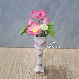 Mô Hình Chậu Sen 02 Mini Tỉ Lệ 1/12