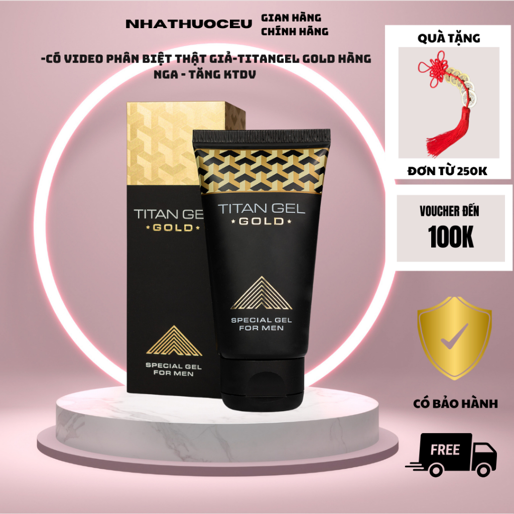 Gel Titan Gold Phiên Bản Nâng Cấp -  hàng chuẩn Nga