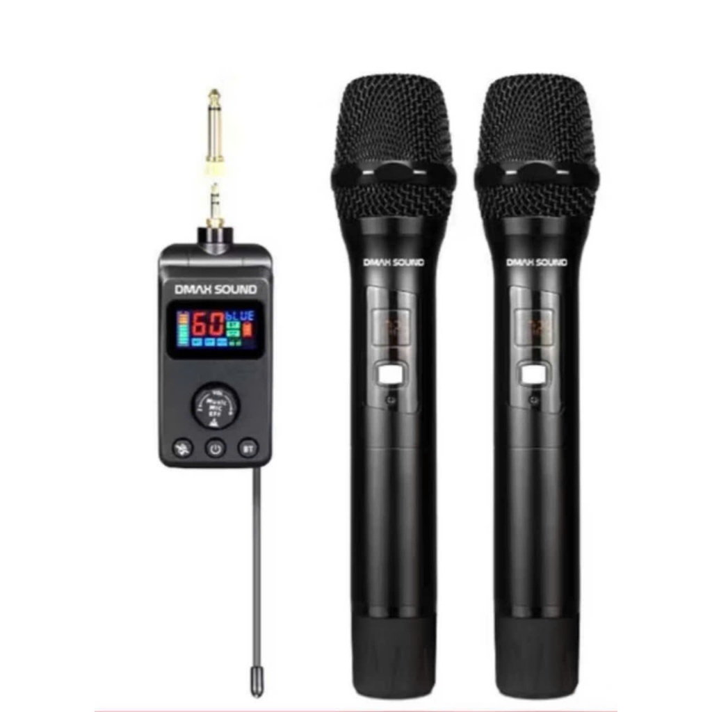 (V2) Micro Dmax Sound Đa Năng sử dụng cho mọi loại loa nghe nhạc, box live,oto trở thành loa Karaoke