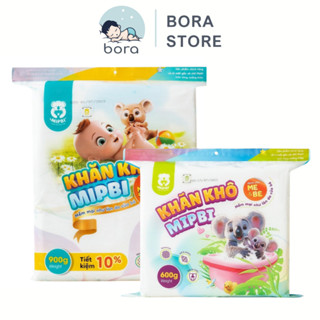 Khăn vải khô Mipbi chính hãng, khăn khô đa năng, cao cấp dành cho mẹ và bé