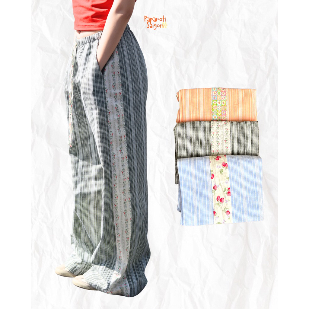 LUMA PANT - quần dài sọc phối line học tiết - Paparoti.sg