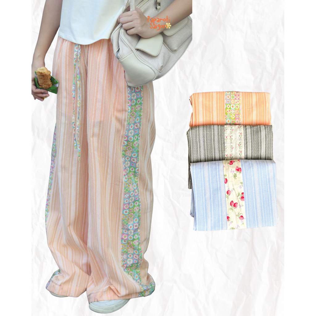 LUMA PANT - quần dài sọc phối line học tiết - Paparoti.sg