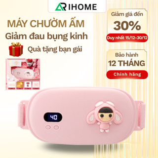 Máy Massage Chườm Nóng Giảm Đau Bụng Kinh - Đai massage bụng lưng - Quà Tặng Bạn Gái