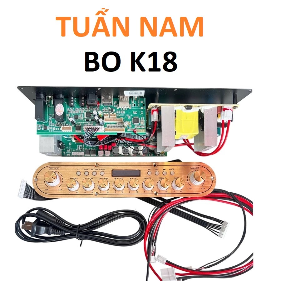 Bo mạch loa xách tay K18 - Hộp kim nhôm cao cấp