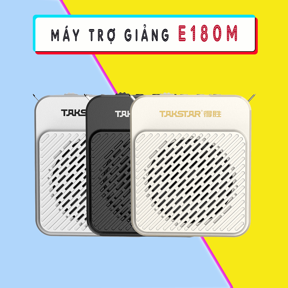 Máy Trợ Giảng TAKSTAR E180M, Bluetooth 5.0, Công Suất 10W, Thời Gian Sử Dụng 30 Giờ, Giành Cho Giáo 