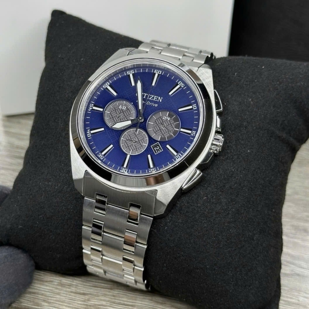 Đồng hồ nam dây thép Citizen Eco-Drive Chronograph Peyton CA4510-55L