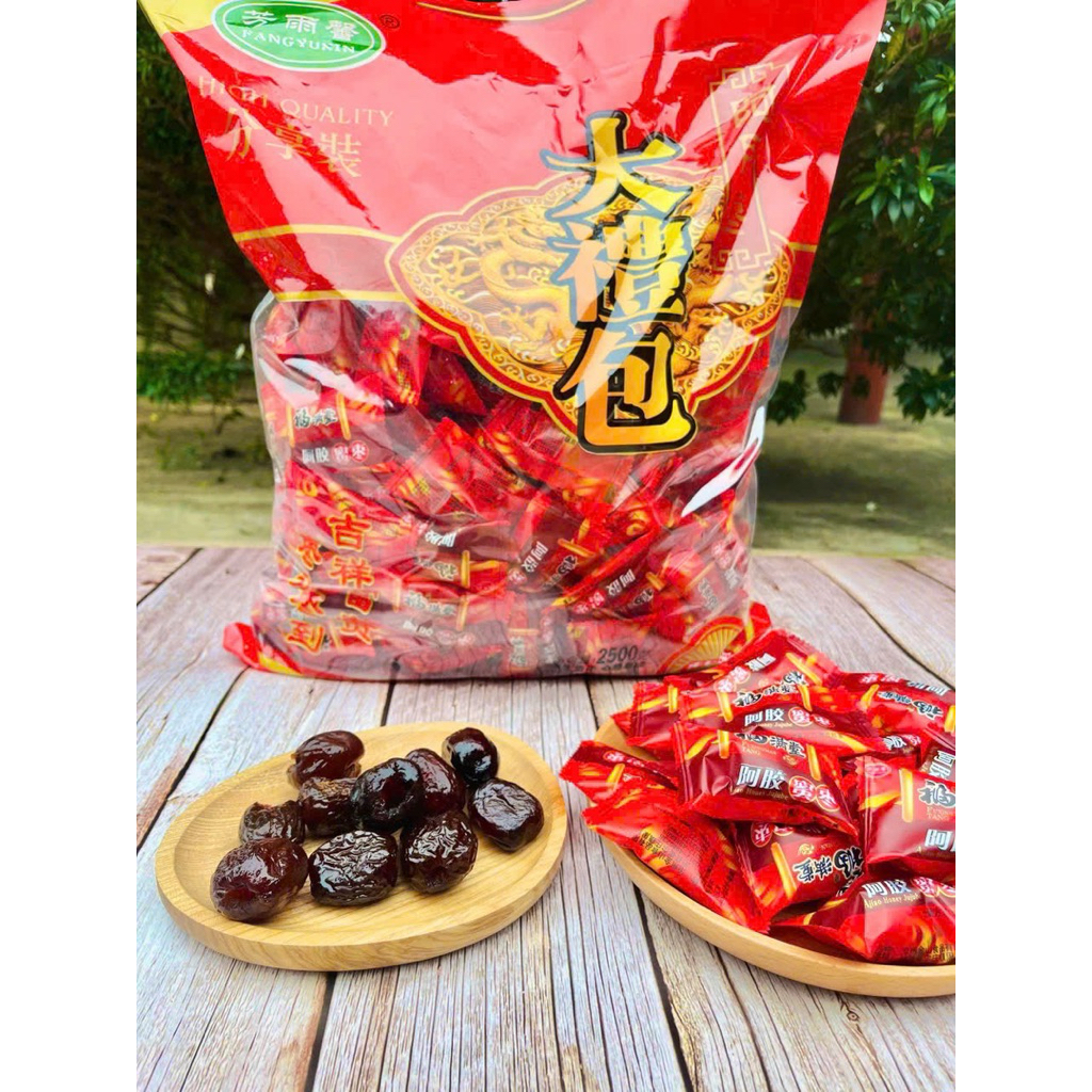 Bịch Đỏ 2.5Kg Mứt Táo Đỏ Tân Cương Sấy Dẻo Rút Hạt