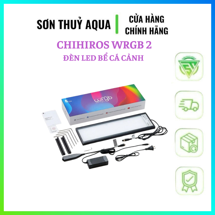 Đèn Chihiros WRGB 2 bản 10th- 120cm - Bảo hành 6 tháng