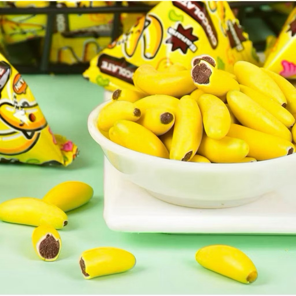 500gr Kẹo Socola Chuối Giòn