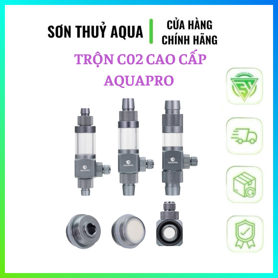 Trộn C02 AQUAPRO dành bể cá thuỷ sinh