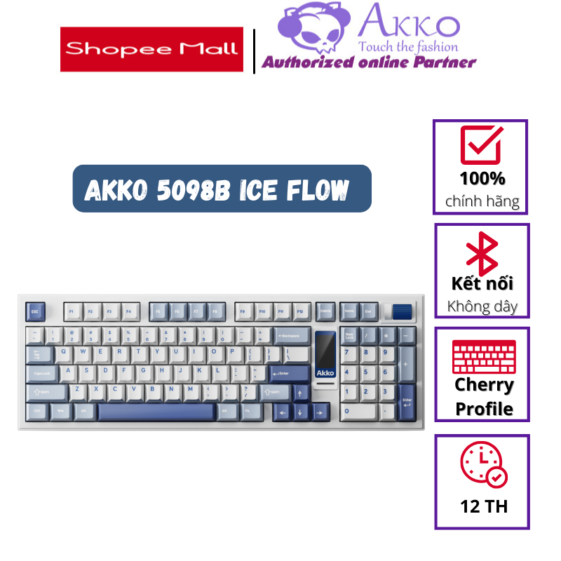 Bàn phím cơ AKKO 5098B IceFlow