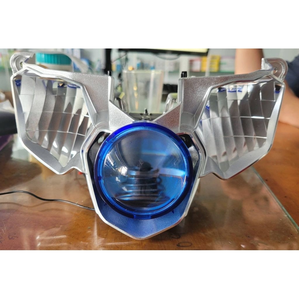 Đèn ex 150 lên pha bi cầu kenzo s500 mini