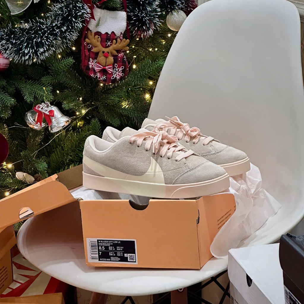 Giày Nike Blazer Low City “Guava Ice” – Sneaker Nữ Blazer Phối Hồng Pastel Bản Best Quality Cao Cấp